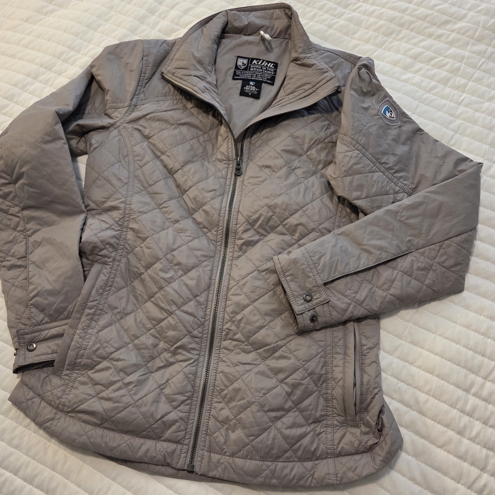 Kuhl Projekt lightly insulated jacket/light coat, Womens Small, Gray